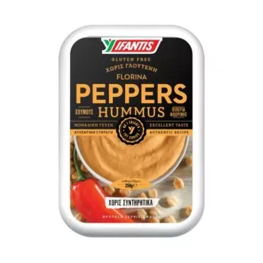 IFANTIS HUMMUS ΜΕ ΠΙΠΕΡΙΑ ΦΛΩΡΙΝΗΣ 250g ΧΩΡΙΣ ΣΥΝΤΗΡΗΤΙΚΑ