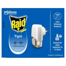 Raid Εντομοαπωθητικό Υγρό Σετ 30 Νύχτες 21ml.