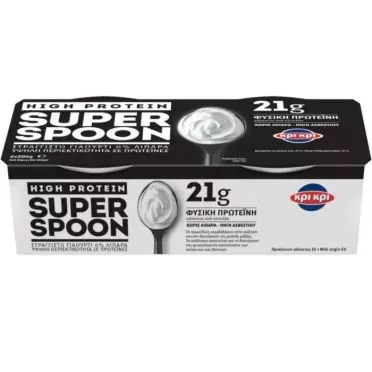 ΚΡΙ ΚΡΙ Superspoon Επιδόρπιο Γιαουρτιού High Protein 2X205γρ