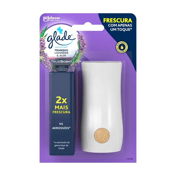 touch & fresh αρωματικό χώρου tranquil lavender & aloe σετ 10ml