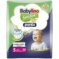 Babylino Πάνες Sensitive Cotton Soft Pants Junior No5 10-16kg 20τεμ