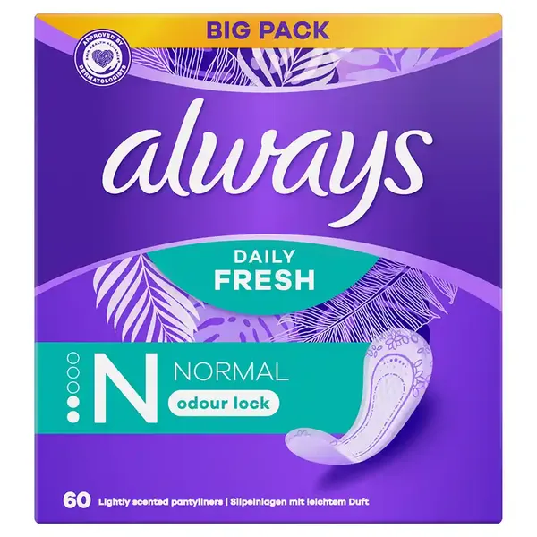Always Fresh Normal Σερβιετάκια 60τεμ