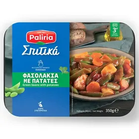 Paliria Σπιτικά - Φασολάκια Λαδερά Με Πατάτες 350gr