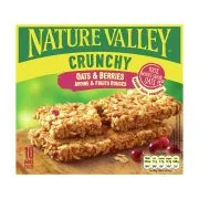 NATURE VALLEY Crunchy Μπάρες Δημητριακών με Βρώμη & Berries 5x42g