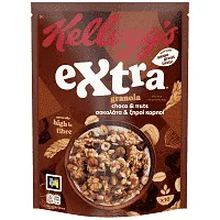 Δημητριακά KELLOGG'S extra choco & nuts 450γρ.