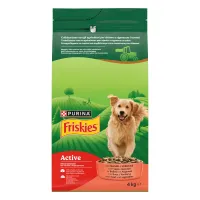 Friskies Active Ξηρά Τροφή Σκύλων Βοδινό 4kg