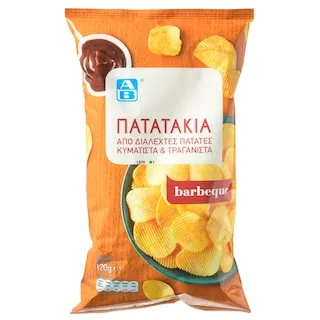 ΑΒ Τσιπς Barbeque Κυματιστά 120g