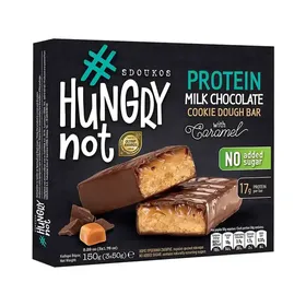 Hungry Not Protein Μπάρες Cookie Dough Με Σοκολάτα Γάλακτος 3x50γρ.