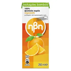 Ήβη Φυσικός Χυμός Πορτοκάλι 250ml.