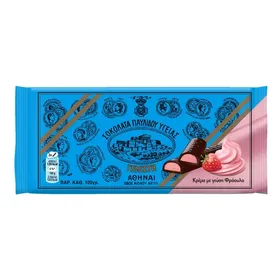 σοκολάτα υγείας φράουλα 100g