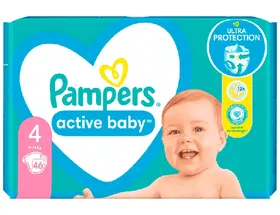 active baby παιδικές πάνες Νο3 54τεμ / Νο4 46τεμ / Νο5 38τεμ / Νο6 32τεμ
