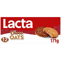 Lacta Μπισκότα Choco Oat Biscuits 171γρ.