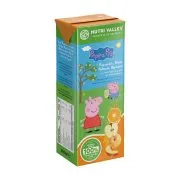 NUTRI VALLEY Peppa Pig Χυμός Φυσικός Πορτοκάλι Μήλο Ροδάκινο Βερίκοκο 250ml