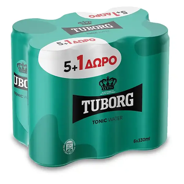 TUBORG Τόνικ 5x330ml +1 Δώρο