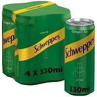 Αναψυκτικό Ginger Ale SCHWEPPES 4x330ml ΜΕ ΕΚΠΤΩΣΗ 20%