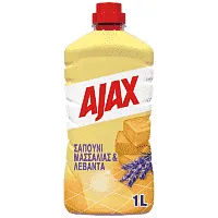 Ajax Καθαριστικό Πατώματος Σαπούνι Μασσαλίας & Λεβάντα 1lt