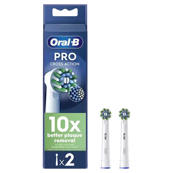 ORAL-B Ανταλλακτική Κεφαλή Ηλεκτρικής Οδοντόβουρτσας Cross Action 2τεμ