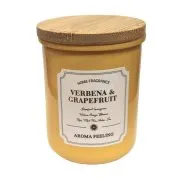 Αρωματικό Κερί Βαζάκι 10εκ Verbena & Grapefruit