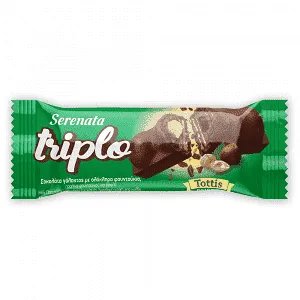 Triplo Σοκολάτα Γάλακτος Με Φουντούκι 50gr
