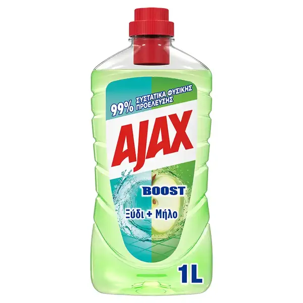 Ajax Boost Ξύδι και Μήλο Καθαριστικό Πατώματος 1000ml