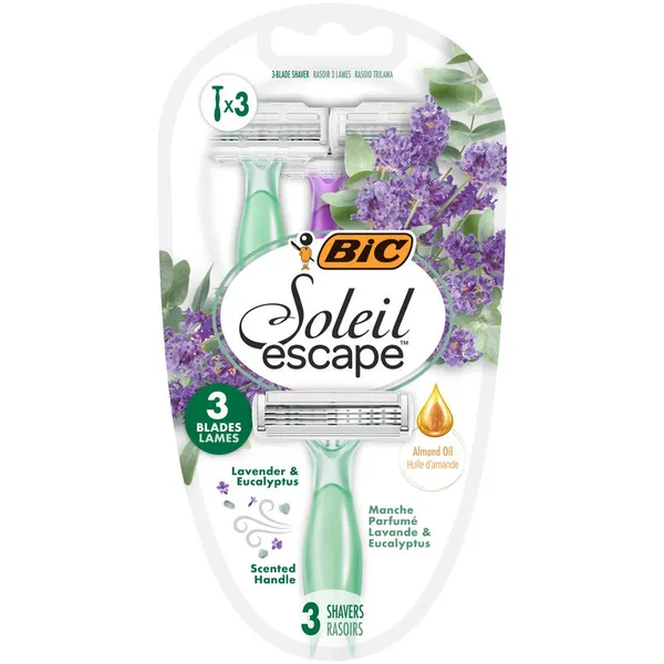 γυναικεία ξυραφάκια 3 λεπίδες lavender 3τεμ.