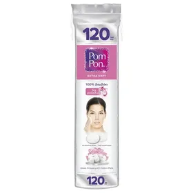 Pom Pon Δίσκοι Ντεμακιγιάζ Rose Oil 120τεμ.