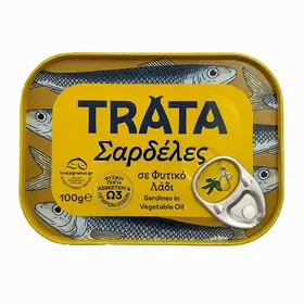 TRATA Σαρδέλες σε Φυτικό Λάδι 100g