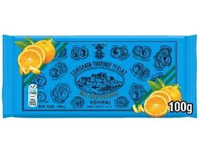 υγείας σοκολάτα με πορτοκάλι 100g