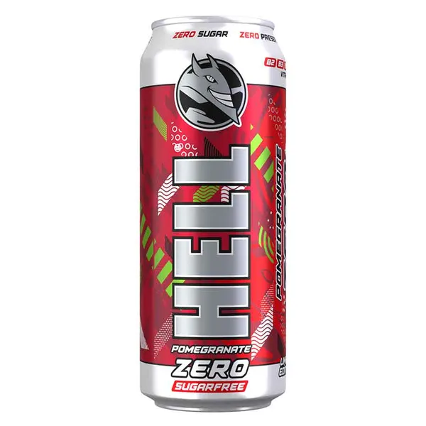 Hell Energy Drink Pomegranate Zero 500ml.