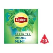 LIPTON Πράσινο Τσάι Intense Mint 20 φακελάκια 32g