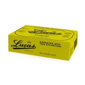 LUCAS ΣΑΡΔΕΛΕΣ ΣΕ ΗΛΙΕΛ. 120γρ(Σ.Β.90g)