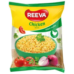 Reeva Instant Noodles Με Κοτόπουλο 60γρ.
