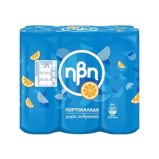 HBH Πορτοκαλάδα Μπλε Κουτί 6x330ml