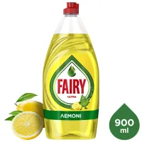 Fairy Ultra Λεμόνι Υγρό Πιάτων 900ml