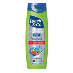 Wash & Go Σαμπουάν 2σε1 Fortyfing 360ml.