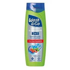 Wash & Go Σαμπουάν 2σε1 Fortyfing 360ml.