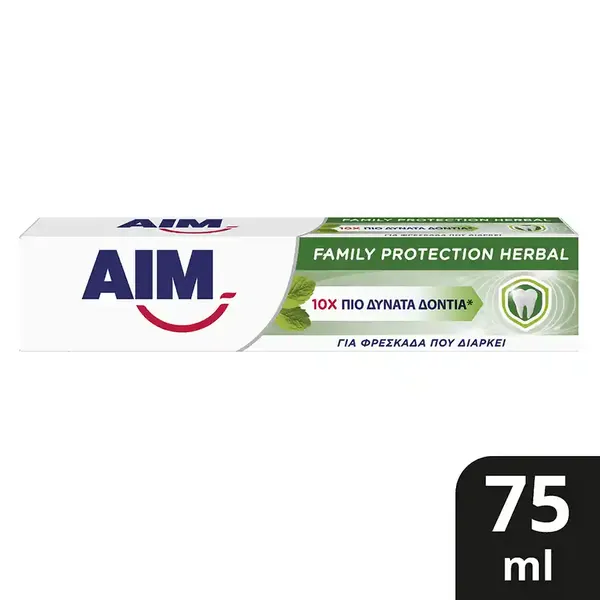AIM Family Protection Οδοντόκρεμα Herbal 75ml