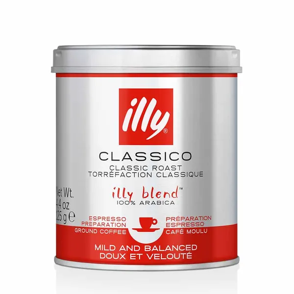 ILLY Καφές Espresso Classico Αλεσμένος 125gr