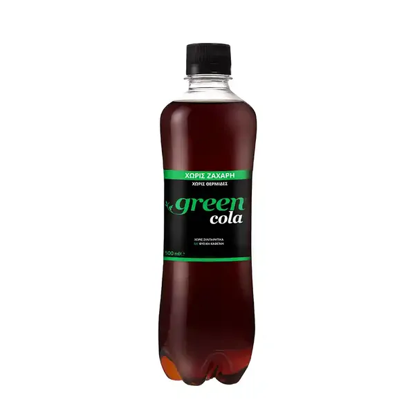 Green Cola Με Στέβια Χωρίς Ζάχαρη 500ml.