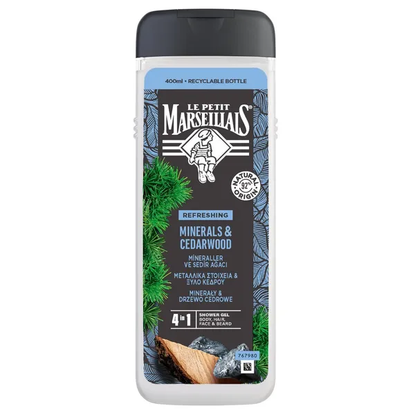 LE PETIT MARSEILLAIS Αφρόλουτρο Cedar Mineral 400 ml 400 ml