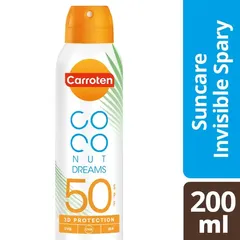 CARROTEN Coconut Dreams Αντηλιακό Διάφανο Σπρέι Spf50 200ml