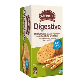 Μπισκότα digestive 0% ζάχαρη ΔΕΡΜΙΣΗΣ 220gr