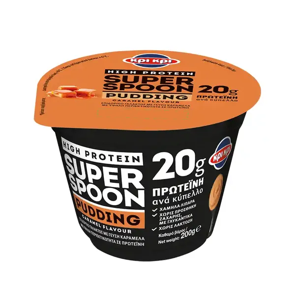 Κρι Κρι Super Spoon Πουτίγκα High Protein Καραμέλα Χωρίς Λακτόζη 200γρ.