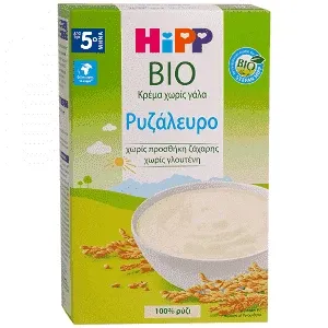 Hipp Βρεφική Κρέμα Ριζάλευρο Χωρίς Γάλα Bio 200gr