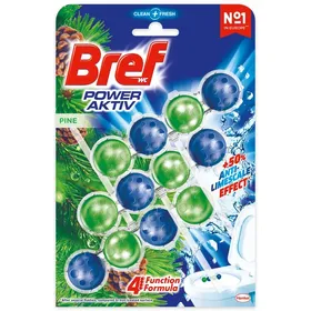 Μπλοκ Τουαλέτας Power Activ Natura Pine Bref Wc Block 3x50g