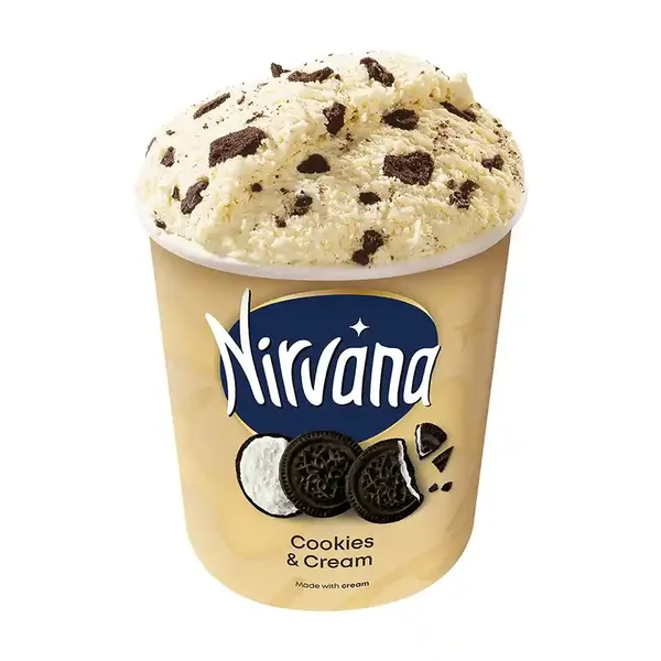 Nirvana Παγωτό Cookies & Cream 302γρ./420ml.