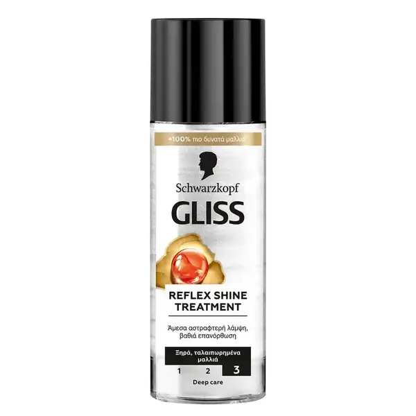 Schwarzkopf Gliss Ορός Μαλλιών Total Repair Reflex Shine Treatment Για Ξηρά Ταλαιπωρημένα Μαλλιά 150ml.
