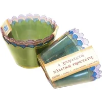 Σετ 2 μεγάλοι πλαστικοί κηροστάτες