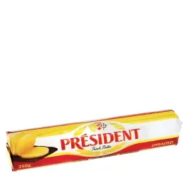 President Βούτυρο Ανάλατο 82% Λιπαρά Ρολό 250g