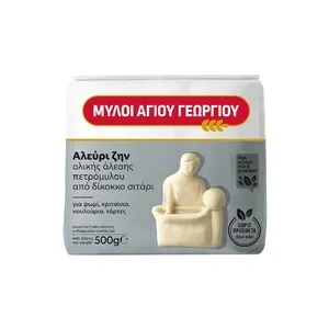 αλεύρι ζήν από δίκοκκο σιτάρι 500γρ.